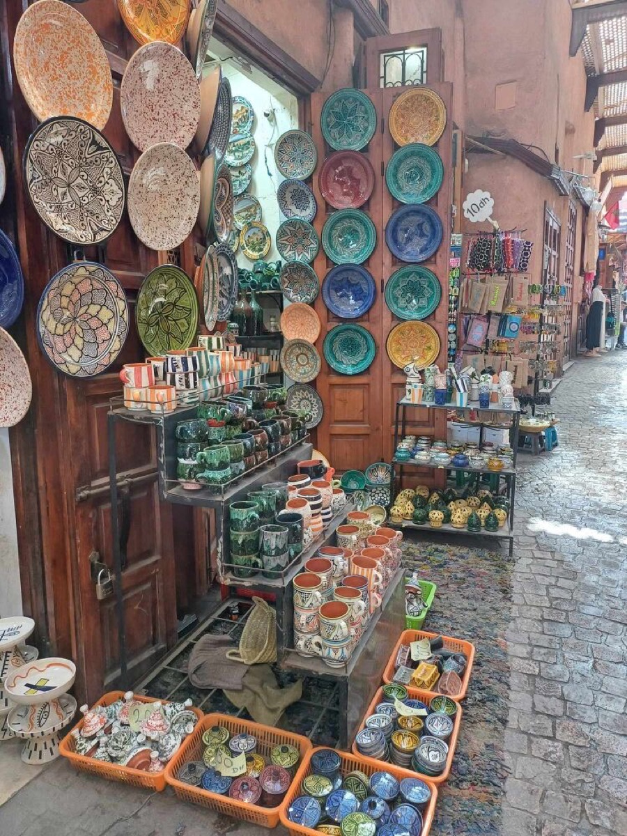 Souk stall