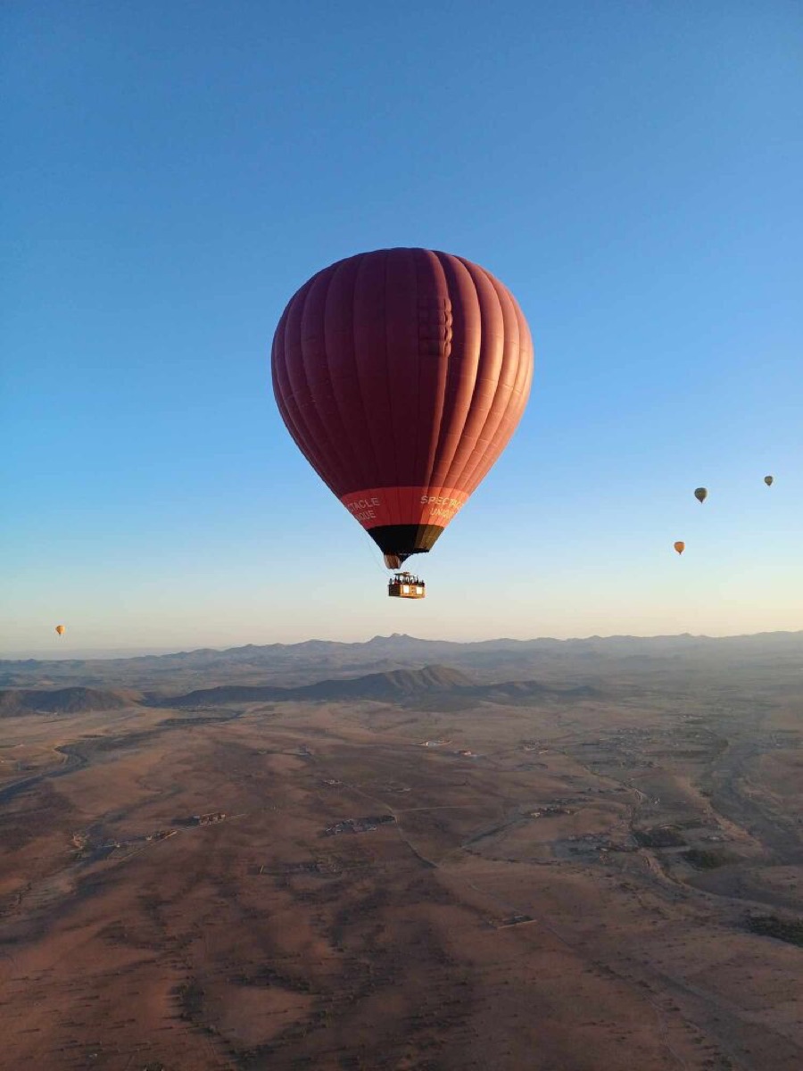 Hot air balloon ride